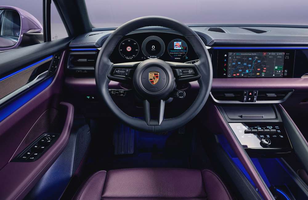 new porsche macan ev interior